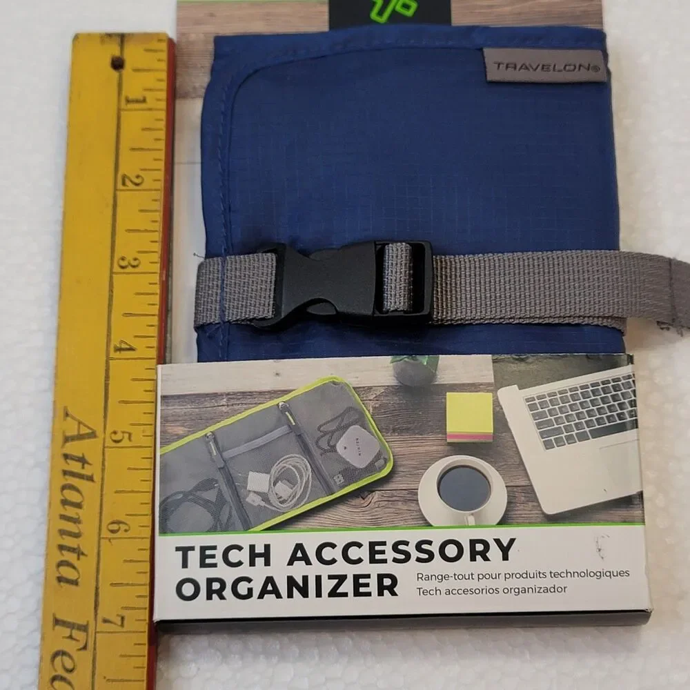 Travelon Tech Accessory Travel & Organizer Bag (Royal Blue) BNIB BNWT